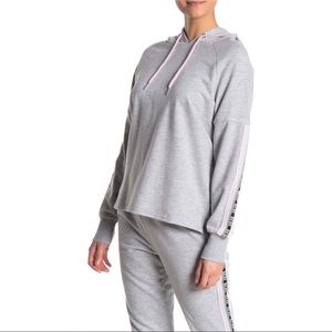 Bebe Striped Terry Hoodie BNWT!